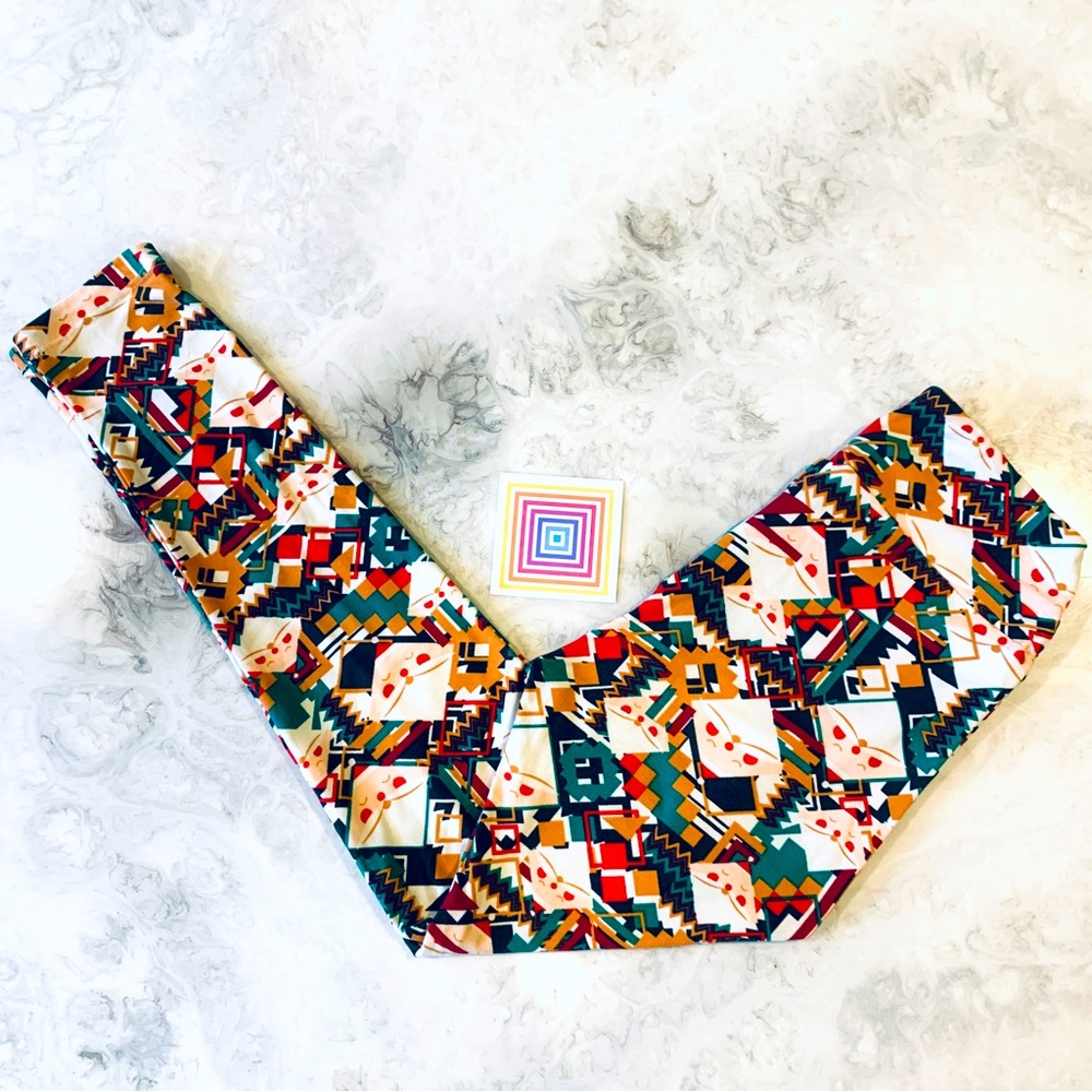 Lularoe Christmas Santa Claus Leggings - OS